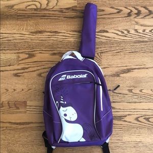 Babolat Tennis Backpack (youth size with racquet).